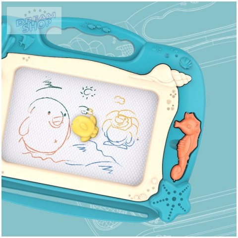 WOOPIE Znikopis Tablica Magnetyczna Kolorowa Stempelki Motyw Oceanu WOOPIE Znikopis Tablica Magnetyczna Kolorowa Stempelki Motyw Oceanu