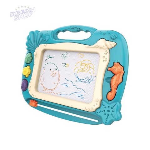 WOOPIE Znikopis Tablica Magnetyczna Kolorowa Stempelki Motyw Oceanu WOOPIE Znikopis Tablica Magnetyczna Kolorowa Stempelki Motyw Oceanu