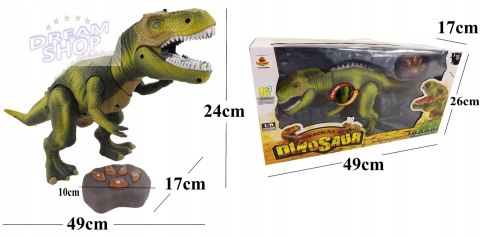 DINOZAUR NA PILOTA T-REX PILOT DŹWIĘKI ŚWIATŁA DINOZAUR NA PILOTA T-REX PILOT DŹWIĘKI ŚWIATŁA