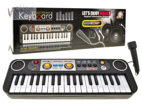 Organy Keyboard 37 keys mikrofon IN0056