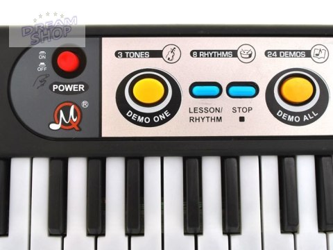 Organy Keyboard 37 klawiszy + mikrofon IN0056 Organy Keyboard 37 klawiszy + mikrofon IN0056