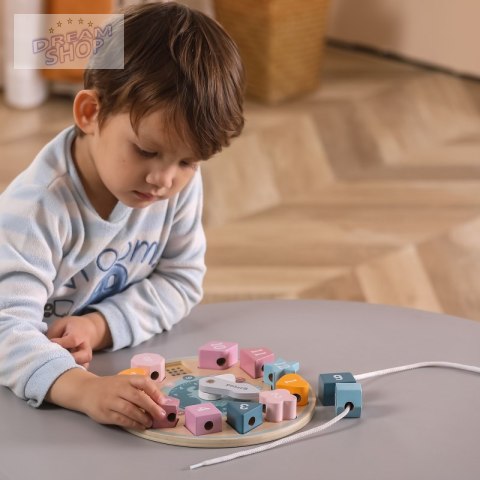 VIGA PolarB Sorter Kształtów Zegar nawlekanka VIGA PolarB Sorter Kształtów Zegar nawlekanka