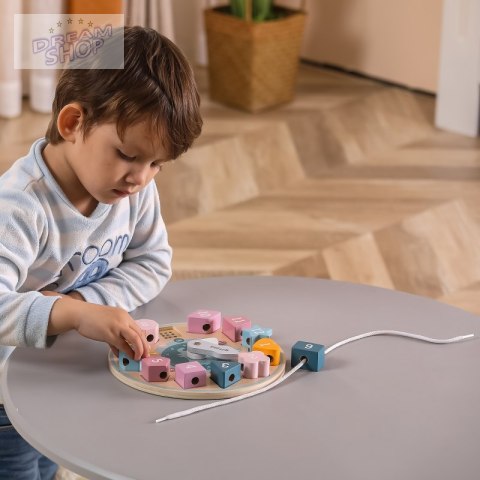 VIGA PolarB Sorter Kształtów Zegar nawlekanka VIGA PolarB Sorter Kształtów Zegar nawlekanka