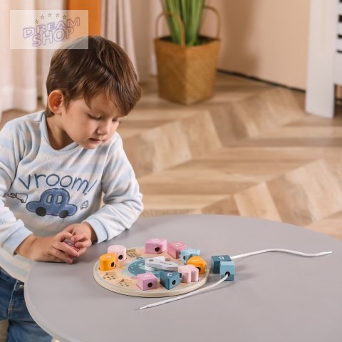 VIGA PolarB Sorter Kształtów Zegar nawlekanka VIGA PolarB Sorter Kształtów Zegar nawlekanka