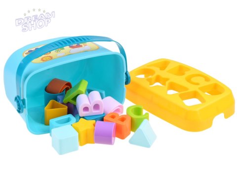 Zestaw edukacyjny Wiaderko klocki literki SORTER 16szt ZA3803 Zestaw edukacyjny Wiaderko klocki literki SORTER 16szt ZA3803