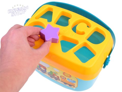 Zestaw edukacyjny Wiaderko klocki literki SORTER 16szt ZA3803 Zestaw edukacyjny Wiaderko klocki literki SORTER 16szt ZA3803