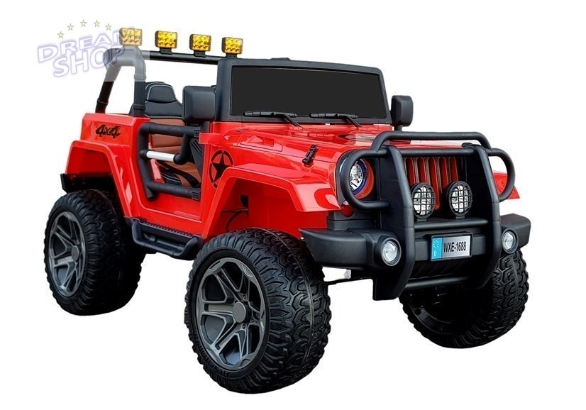 Auto na Akumulator WXE-1688 4x4 Czerwony Auto na Akumulator WXE-1688 4x4 Czerwony