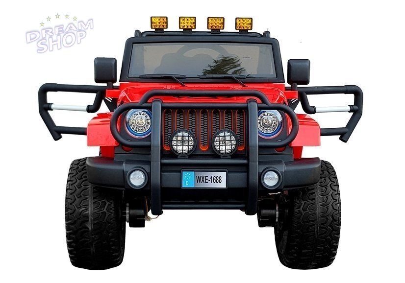 Auto na Akumulator WXE-1688 4x4 Czerwony Auto na Akumulator WXE-1688 4x4 Czerwony