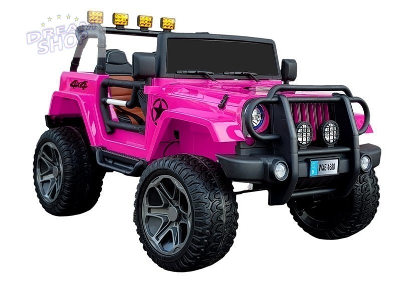 Auto na Akumulator WXE-1688 4x4 Różowy Auto na Akumulator WXE-1688 4x4 Różowy