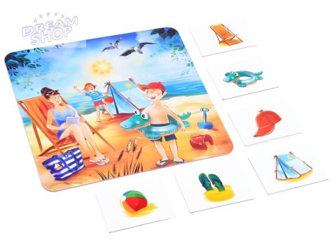 Jawa Edukacyjna gra dla przedszkolaków 4 PORY ROKU układanka memory GR0385 Jawa Edukacyjna gra dla przedszkolaków 4 PORY ROKU układanka memory GR0385