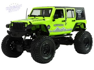 Auto Terenowe Rock Crawler 2.4 GHz Zielone Amortyzatory 4x4