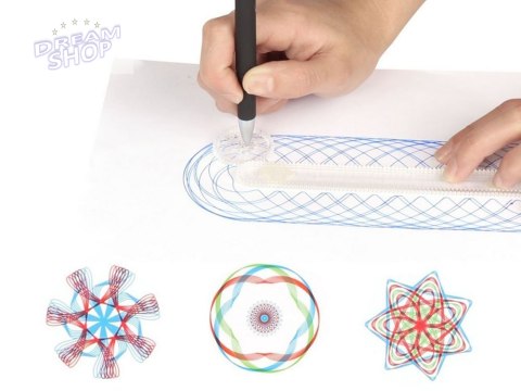 Spirograf zestaw zabawka edukacyjna ZA2583 Spirograf zestaw zabawka edukacyjna ZA2583