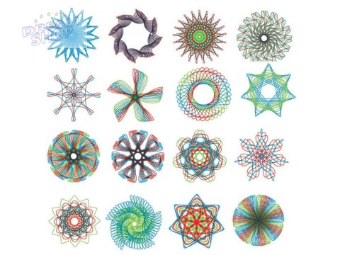 Spirograf zestaw zabawka edukacyjna ZA2583 Spirograf zestaw zabawka edukacyjna ZA2583