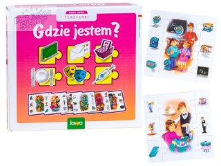 Jawa Gra logiczna GDZIE JESTEM? Układanka dla przedszkolaka GR0303