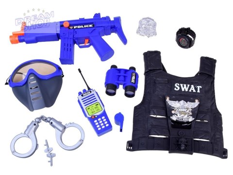 Zestaw policjanta kamizelka + akcesoria ZA2984