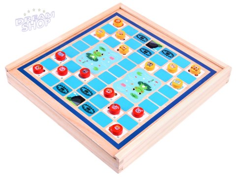 Gra planszowa 8w1 drewniany zestaw gier GR0494 Gra planszowa 8w1 drewniany zestaw gier GR0494