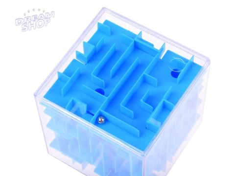 Kostka labirynt obrotowa Gra zręcznościowa kolorowa kostka 7,5 cm GR0423