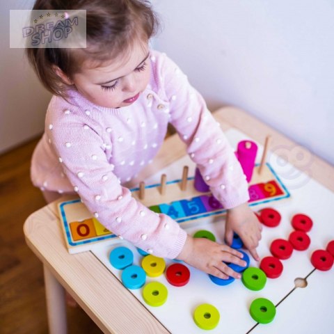 WOOPIE GREEN Układanka Nauka Liczenia i Kolorów Montessori WOOPIE GREEN Układanka Nauka Liczenia i Kolorów Montessori