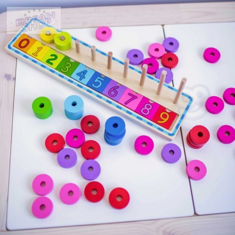 WOOPIE GREEN Układanka Nauka Liczenia i Kolorów Montessori WOOPIE GREEN Układanka Nauka Liczenia i Kolorów Montessori