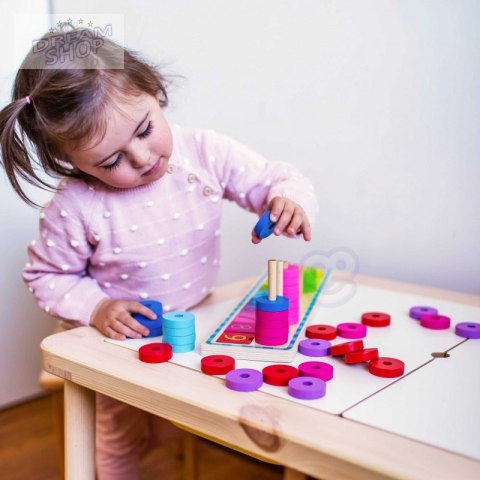 WOOPIE GREEN Układanka Nauka Liczenia i Kolorów Montessori WOOPIE GREEN Układanka Nauka Liczenia i Kolorów Montessori