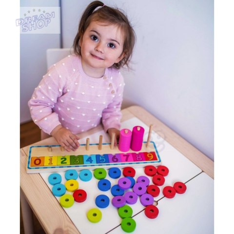 WOOPIE GREEN Układanka Nauka Liczenia i Kolorów Montessori WOOPIE GREEN Układanka Nauka Liczenia i Kolorów Montessori
