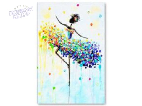 Haft Diamentowy, Obraz, Mozaika Diamentowa Diamond Painting, BALETNICA - KOLOR 30x40cm Haft Diamentowy, Obraz, Mozaika Diamentowa Diamond Painting, BALETNICA - KOLOR 30x40cm