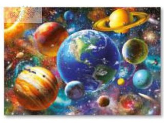 Haft Diamentowy, Obraz, Mozaika Diamentowa Diamond Painting, KOSMOS, UKŁAD SŁONECZNY 40x30cm