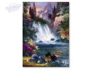 Haft Diamentowy, Obraz, Mozaika Diamentowa Diamond Painting, WODOSPAD 30x40cm