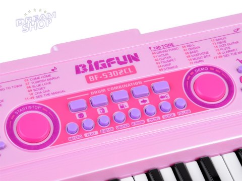 Keyboard organy z podświetlanymi klawiszami IN0151
