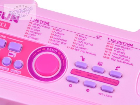 Keyboard organy z podświetlanymi klawiszami IN0151