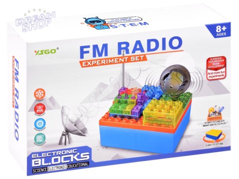Zestaw edukacyjny Klocki zbuduj RADIO - czysto gra Mały elektronik ZA3980 Zestaw edukacyjny Klocki zbuduj RADIO - czysto gra Mały elektronik ZA3980
