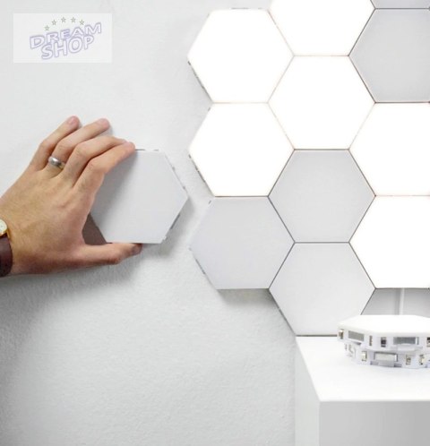 Lampa modułowa LED dotykowa ścienna 12szt ciep bia Lampa modułowa LED dotykowa ścienna 12szt ciep bia