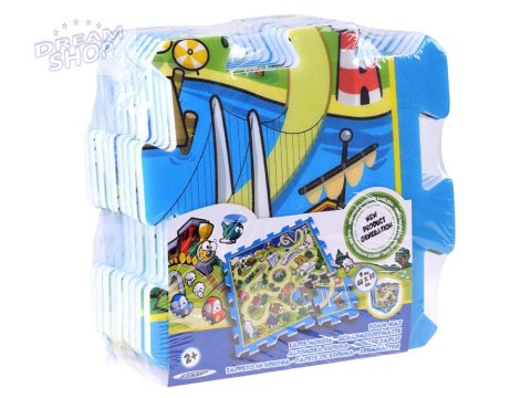 Puzzle piankowe Mata uliczka wyścigi 31x31 ZA3150 Puzzle piankowe Mata uliczka wyścigi 31x31 ZA3150