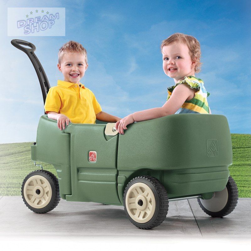 STEP2 Wagonik Dwuosobowy Willow dla Dzieci Zamykane Drzwi Pasy Bezpieczeństwa STEP2 Wagonik Dwuosobowy Willow dla Dzieci Zamykane Drzwi Pasy Bezpieczeństwa