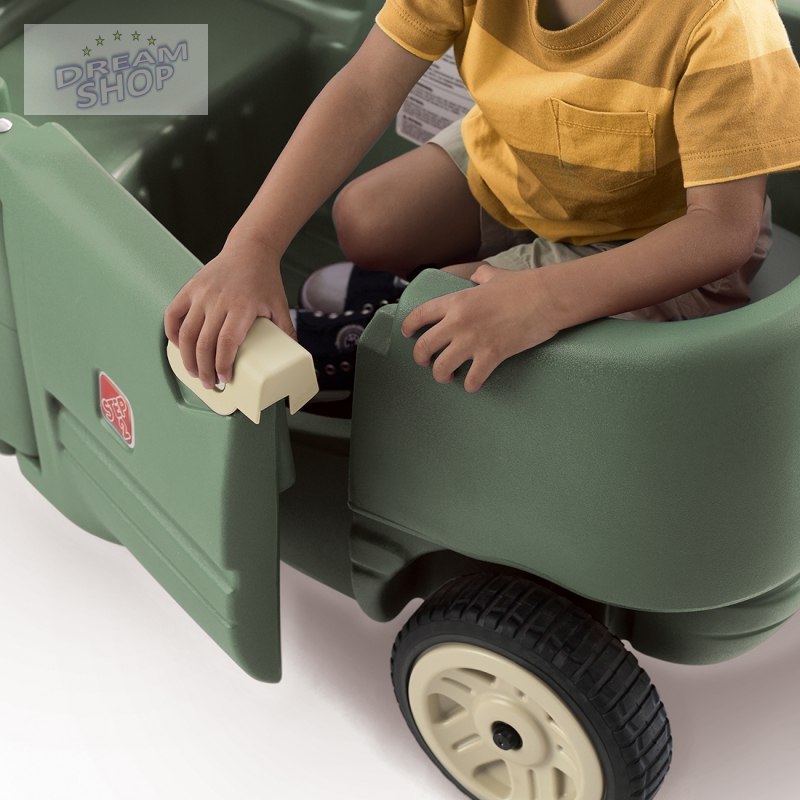 STEP2 Wagonik Dwuosobowy Willow dla Dzieci Zamykane Drzwi Pasy Bezpieczeństwa STEP2 Wagonik Dwuosobowy Willow dla Dzieci Zamykane Drzwi Pasy Bezpieczeństwa
