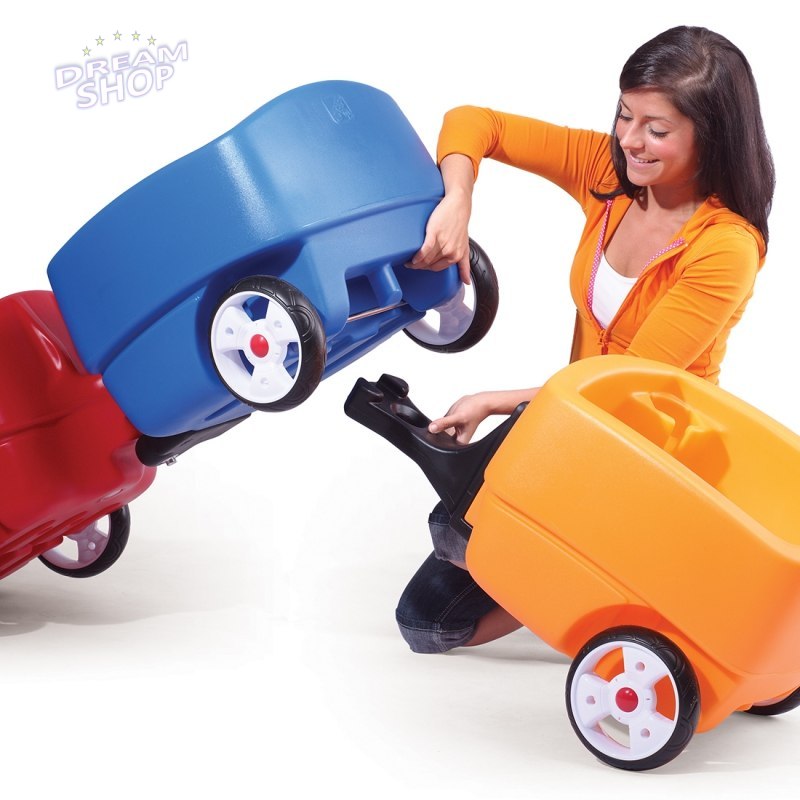 STEP2 Wagoniki Choo Choo Kolorowe 2szt. dla Dzieci + Schowek STEP2 Wagoniki Choo Choo Kolorowe 2szt. dla Dzieci + Schowek