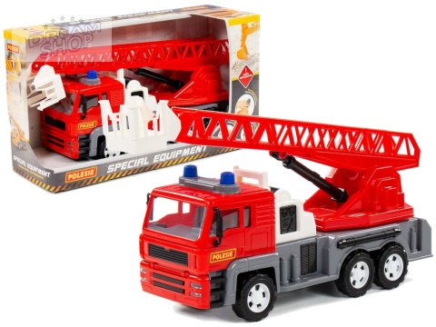 Samochód Auto Strażacki "Ałmaz" Wysuwana Drabina 70 cm Czerwony 88956