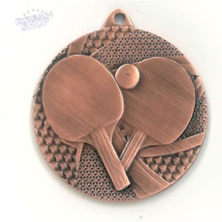Medal 50mm brązowy tenis stołowy MMC7750/B