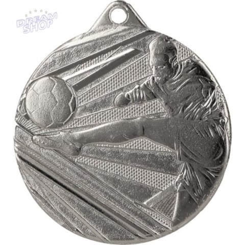 Medal 50mm stalowy srebrny piłka nożna ME001/S Medal 50mm stalowy srebrny piłka nożna ME001/S
