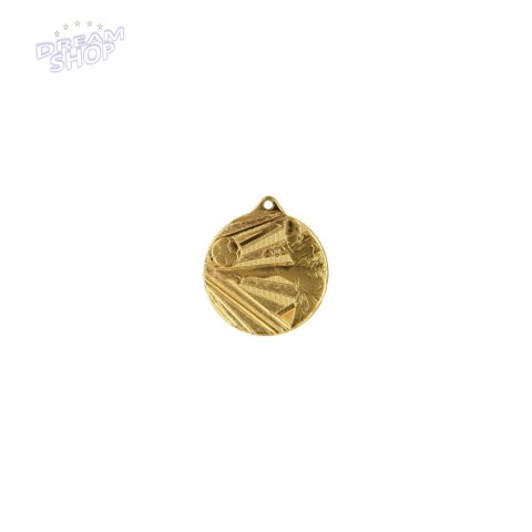Medal 50mm stalowy złoty piłka nożna ME001/G Medal 50mm stalowy złoty piłka nożna ME001/G