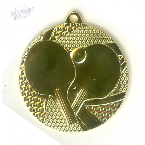 Medal 50mm złoty tenis stołowy MMC7750/G Medal 50mm złoty tenis stołowy MMC7750/G