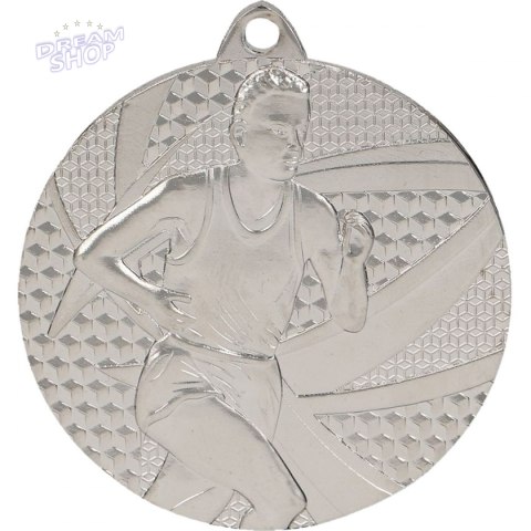 Medal srebrny - biegi - medal stalowy MMC6350/G Medal srebrny - biegi - medal stalowy MMC6350/G