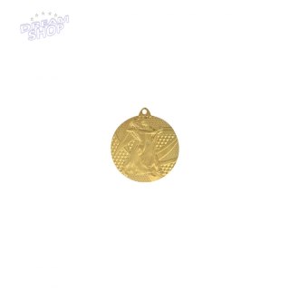 Medal stalowy 50mm złoty- taniec MMC7850/G