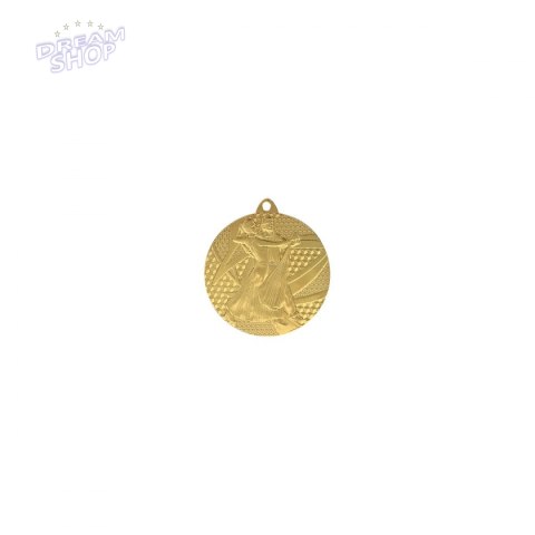 Medal stalowy 50mm złoty- taniec MMC7850/G Medal stalowy 50mm złoty- taniec MMC7850/G