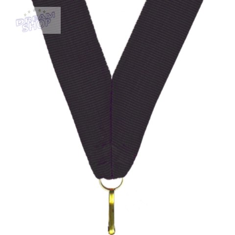 Wstążka do medali szeroka 22 mm biało-czarna Wstążka do medali szeroka 22 mm biało-czarna