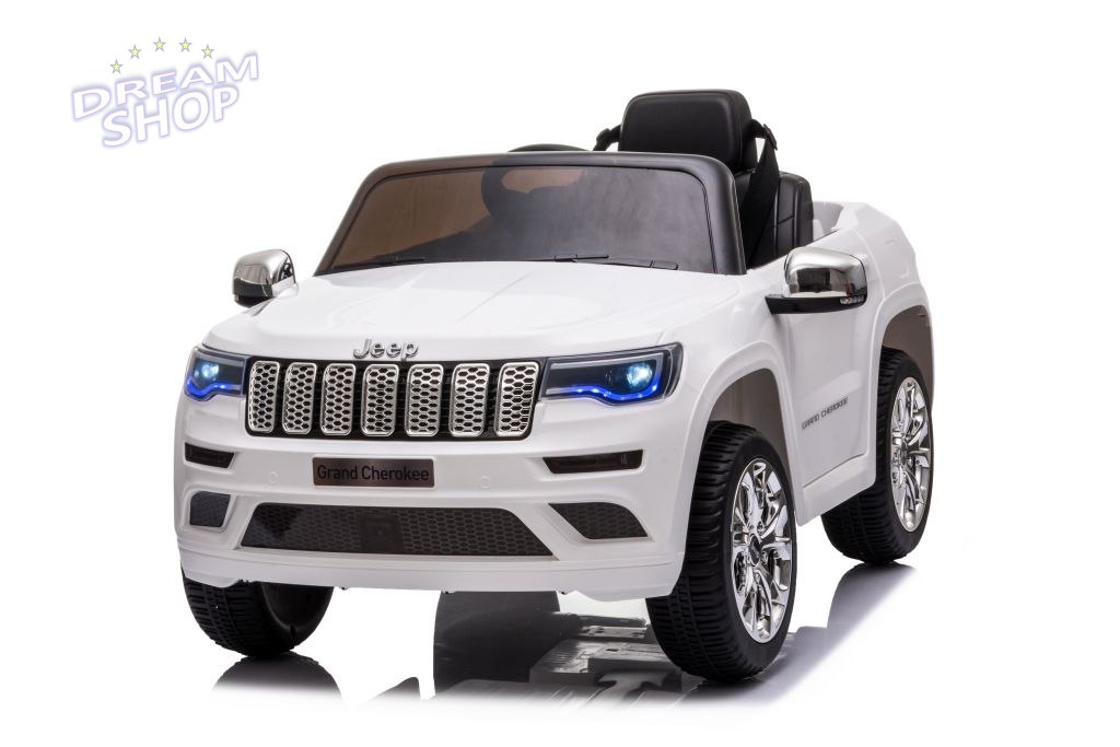 Auto na Akumulator Jeep Grand Cherokee Biały JJ2055 Auto na Akumulator Jeep Grand Cherokee Biały JJ2055