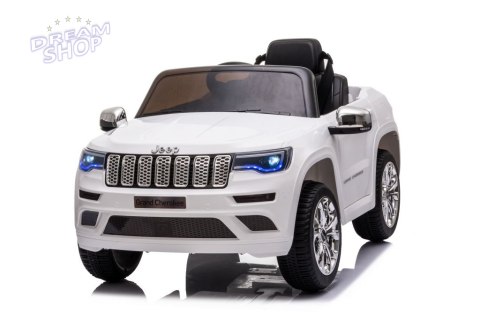 Auto na Akumulator Jeep Grand Cherokee Biały JJ2055 Auto na Akumulator Jeep Grand Cherokee Biały JJ2055