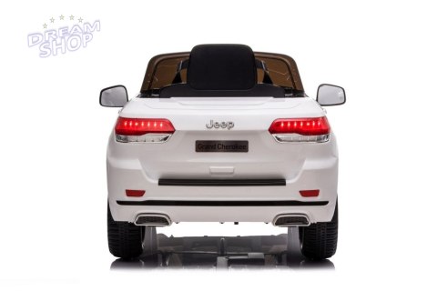 Auto na Akumulator Jeep Grand Cherokee Biały JJ2055 Auto na Akumulator Jeep Grand Cherokee Biały JJ2055