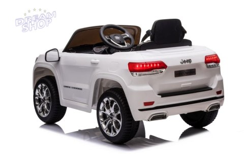 Auto na Akumulator Jeep Grand Cherokee Biały JJ2055 Auto na Akumulator Jeep Grand Cherokee Biały JJ2055