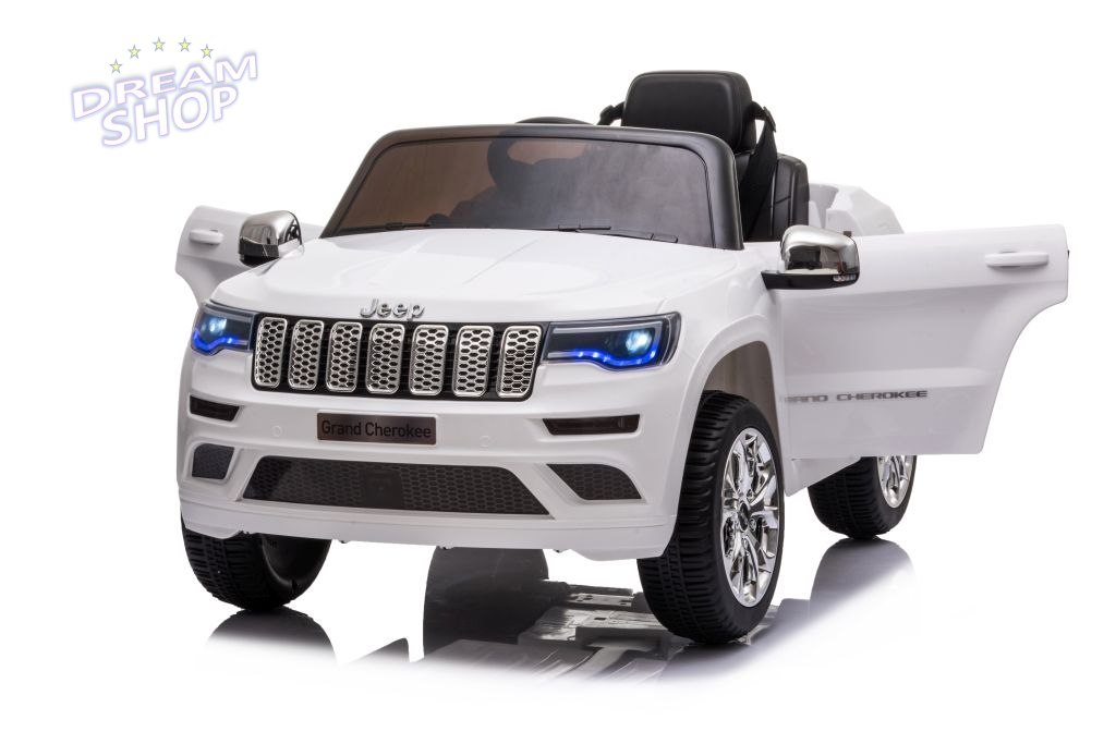 Auto na Akumulator Jeep Grand Cherokee Biały JJ2055 Auto na Akumulator Jeep Grand Cherokee Biały JJ2055